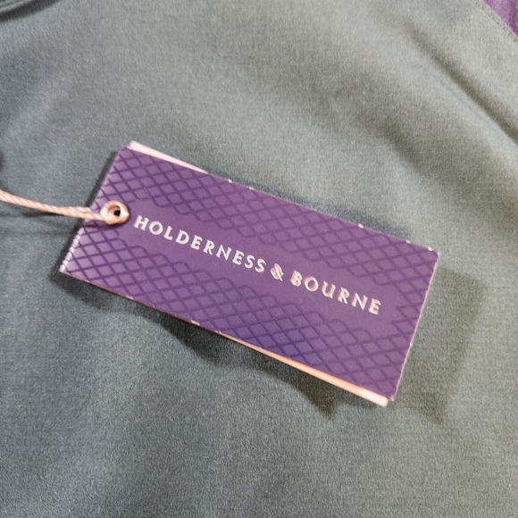 New Holderness & Bourne The Hyde Full Zip Performance Jacket Mens XL WaterResist - Picture 5 of 11